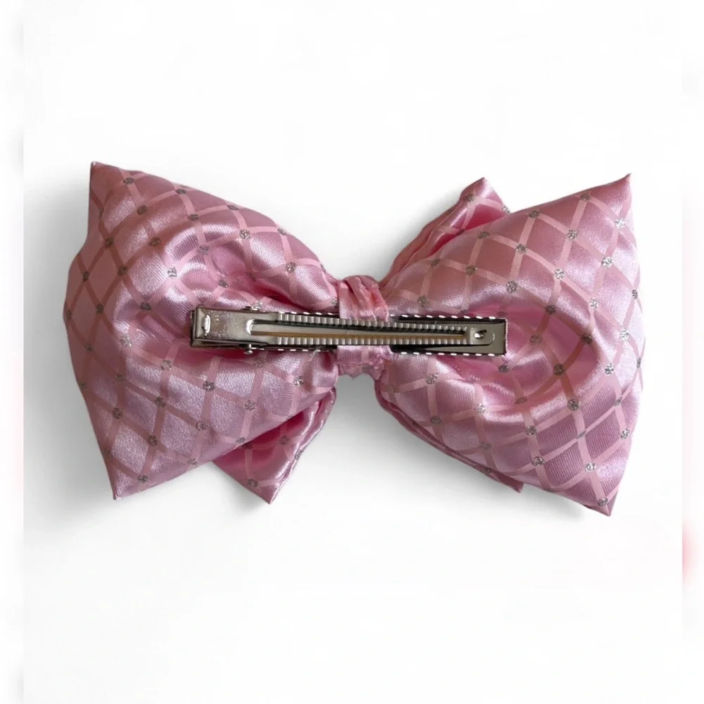 HANDMADE Pink Scrunchie And BowSet